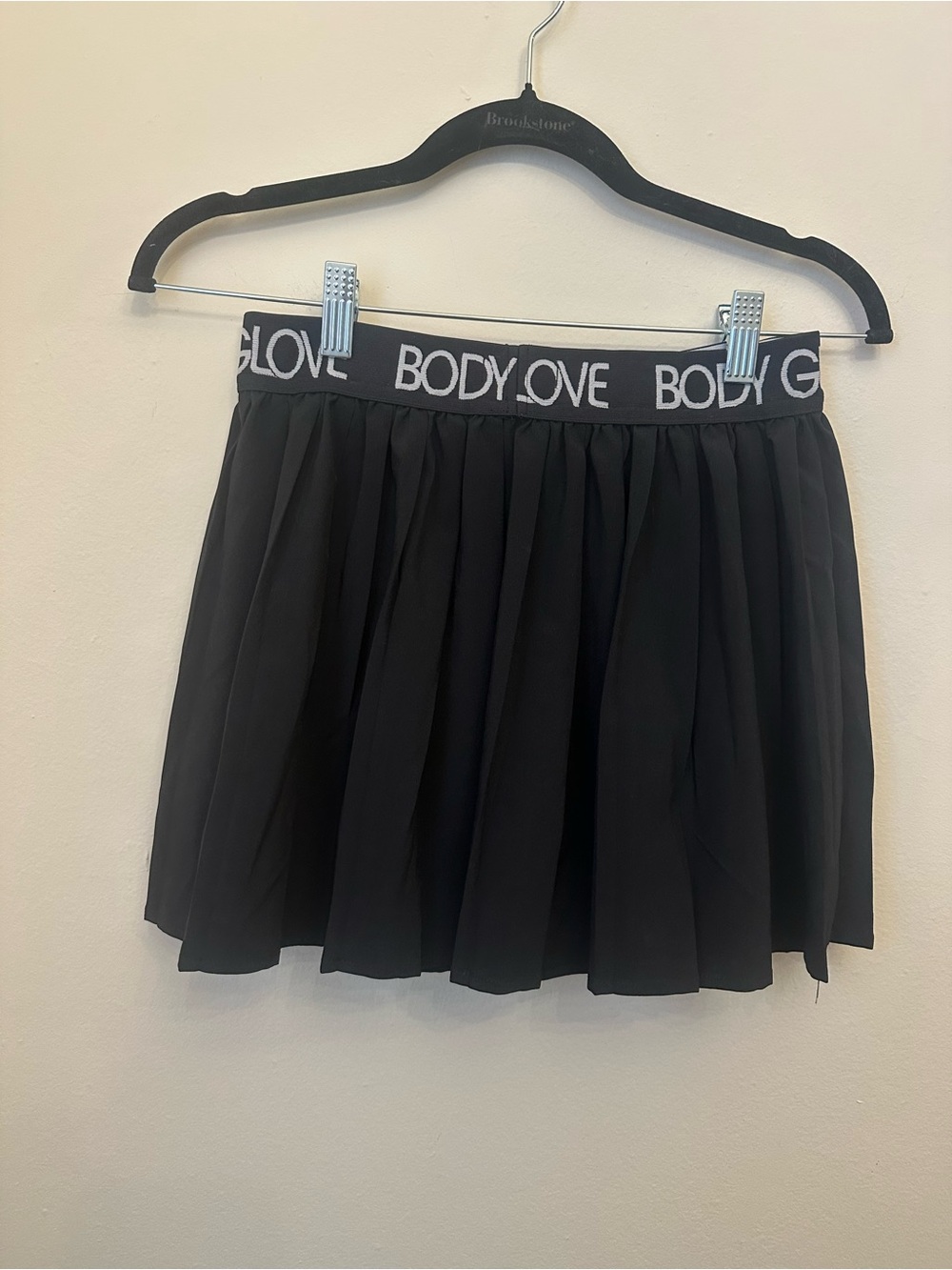 Body Glove Pleated Athletic Skort Black Logo Waist Tennis Pickleball Size Small - Picture 3 of 5